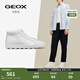 GEOX杰歐適男鞋2025秋季小白鞋高幫鞋SPHERICA ECUB-1 U46GPA 白色C1000 41