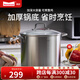 Momscook 304不銹鋼湯鍋 深湯鍋高湯鍋煮鍋湯鍋家用商用鍋 電磁爐燃?xì)馔ㄓ?28x22CM【食品級加厚鋼】 28cm