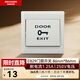 HIKVISION?？低曢T禁配件開門按鈕EB29小區(qū)公司樓道磁力鎖打卡考勤機(jī)室內(nèi)控制器開關(guān)按鈕