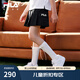FILA斐樂兒童童裝短褲2025年夏季新款女中大童網(wǎng)球百褶裙褲短裙 傳奇藍(lán)-NV 150