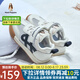 暇步士（Hush Puppies）童鞋男童運動鞋2025春夏夏新款兒童鞋女童輕便寶寶學步鞋透氣跑步 HP3258藍色（網(wǎng)面） 28 適合腳長17.37cm