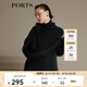 PORTS寶姿 新品女裝個(gè)性造型感多穿法毛衫LN9K433BKX003 屋頂綠 S ONE IZE