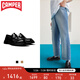 看步（CAMPER）Walden新款男鞋多色復(fù)古樂福鞋增高商務(wù)通勤戶外軟底休閑皮鞋 黑色019 43 寬腳/高腳背建議拍偏大一碼