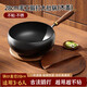 東來(lái)同款章丘正宗大肚鍋鐵鍋店家用炒菜鍋無(wú)涂層不粘炒線(xiàn)上超市商 胖東來(lái)光面大肚鍋+木蓋+鍋 28cm