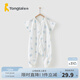童泰四季5-24月嬰幼兒衣服寶寶用品床品純棉拉鏈分腿睡袋 藍(lán)色 90cm 73碼（推薦身高75-）