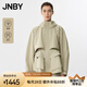 JNBY/江南布衣【防風(fēng)透濕】春新品夾克外套設(shè)計感寬松連帽5P1613250 212/淺灰卡其 S