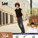 Lee【張凌赫代言】涼涼褲春夏726標準直腳輕薄黑灰色男牛仔褲潮流 黑灰色 31