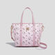 TRENDYhellokitty新款經(jīng)典印花托特包高級感菜籃子大容量手提包 粉色 [高品質(zhì)]