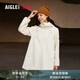 AIGLE艾高經(jīng)典款A(yù)CW22WFLE008女士防潑水保暖加厚全拉鏈抓絨衣外套 貂杏色 AF571 38