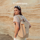 希伯萊 THELEBRE【糖果包】洋氣電腦雙肩包大容量輕便戶外出旅行旅游女男書包通勤 卡其色【大號(hào)】