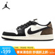 耐克（NIKE)籃球鞋女子AJ低幫AIR JORDAN 1運動鞋CZ0858-102黑白40