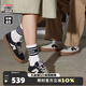 VISION STREET WEAR官方 STICK KNIT復(fù)古編織經(jīng)典低幫反毛皮板鞋運動滑板鞋男女 「暗夜」黑色 40.5