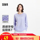 森馬（Semir）長(zhǎng)袖T恤女字母印花oversize個(gè)性2025夏季上衣鹽甜系109325101001