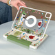zoyu iPad Pro保護(hù)套air7磁吸6拆分iPad11英寸保護(hù)殼mini7適用蘋果第10代9平板13透明3y折5防彎旋轉(zhuǎn)a16 復(fù)古草地 2025/2024款A(yù)ir7/6【11英寸】