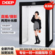 德普 DEEP2米大型攝影棚160/120cm人像證件照模特拍照靜物柔光燈箱專業(yè)服裝兒童拍攝靜物白底圖補(bǔ)光燈影棚 100CM高清攝影棚【4燈立體雙色版】