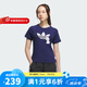 阿迪達(dá)斯 （adidas）三葉草T恤女裝 夏季新款迪士尼瑪麗貓聯(lián)名款棉質(zhì)運(yùn)動(dòng)短袖圓領(lǐng)T恤 KC3096 L