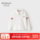 努比屋兒童T恤春秋中大童衣服假兩件拼接上衣文藝學(xué)院風(fēng)男童長(zhǎng)袖衛(wèi)衣