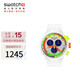 斯沃琪（Swatch）瑞士手表 BIG BOLD系列 霓虹果凍 畢業(yè)禮物時(shí)尚石英表SB02K100