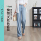 逸陽(yáng)天絲長(zhǎng)直筒牛仔褲女2025年夏季薄款寬松顯萊賽爾瘦闊腿褲子 天青藍(lán) 26