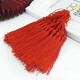 飾之秀彩色流蘇穗子古風(fēng)書(shū)簽帶珠小流蘇diy手工材料紅燈籠禮盒裝飾吊須 流蘇穗子長(cháng)7.5cm（大紅色50條）