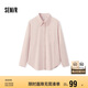 森馬（Semir）[商場(chǎng)同款]長(zhǎng)袖襯衫女中長(zhǎng)款寬松2024冬季燈芯絨上衣101724105001