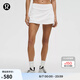 lululemon丨Pace Rival 女士運動中腰短裙 速干芯吸 LW8A84R 白色 S /6