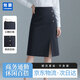 匆蒙夏季中長裙女職業(yè)正裝裙日常通勤酒店銀行接待高腰包臀短裙修身