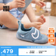 耐克（NIKE）官方男女童SWOOSH 1嬰童易穿脫運(yùn)動(dòng)鞋魔術(shù)貼學(xué)步鞋F(xiàn)B3244 403牛仔寶藍(lán)/白/煙灰藍(lán)/蔚藍(lán) 22
