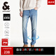 杰克·瓊斯（JACK&JONES）春夏季男裝牛仔褲男彈力修身褲子男百搭男褲休閑男士牛仔褲四季款 E39 牛仔藍(lán) 31 175 W31/L30