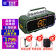 松川音響鐵甲4 SC3-204廣場舞大功率音響戶外網(wǎng)紅唱歌K歌路演彈唱音箱戶外露營移動便攜松川國際音響 軍綠色:送有線話筒+支架+送背包