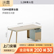 沃霖 E0級辦公家具輕奢辦公桌椅組合現代辦公桌辦公室簡(jiǎn)約屏風(fēng)工位 1.2米單人位 常規