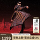 坦博爾鵝絨黑金羽絨服女長(zhǎng)款收腰連帽加厚保暖外套TD236890 黑色 165