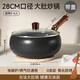 PAKCHOICE正宗章丘大肚鐵鍋家用炒鍋無涂層不沾炒菜鍋家用電磁爐燃?xì)馔ㄓ? title=