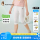 暇步士（Hush Puppies）童裝女童打底褲夏季新款輕薄女大童舒適夏季七分打底褲 本白 140