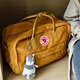 北極狐FJALLRAVEN登機出差旅行包健身包手提斜跨雙肩包三用大容量電腦包 赭色
