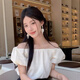 梵昇昱度假風(fēng)珍珠花瓣流蘇耳環(huán)女高級感氣質(zhì)長(cháng)款夸張耳圈耳扣海邊耳飾 白色花瓣珍珠耳釘【一對】