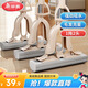 美麗雅膠棉拖把28cm2拖頭懶人吸水海綿拖家用一拖凈免手洗2025干濕兩用