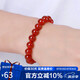 石玥珠寶精品10mm紅瑪瑙手串本命年轉(zhuǎn)運珠手鏈男女士款 水晶瑪瑙