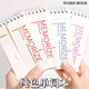 子亦簡(jiǎn)約單詞本艾賓浩斯英語(yǔ)記憶本便攜小本子可遮擋記事本口袋本筆記本默寫(xiě)考研四六級雅思ZH2160-03