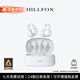 HILLFOX【德國品牌】氣傳導(dǎo)藍(lán)牙耳機(jī)耳夾式HIFI無損高音質(zhì)超長續(xù)航骨傳導(dǎo)概念耳機(jī)運(yùn)動(dòng)久戴不痛適配蘋果 白色【HIFI音質(zhì)+定向傳音】