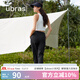 ubras【特賣】透氣簡(jiǎn)約女闊腿褲女防紫外線休閑長(zhǎng)褲女 防曬衛(wèi)褲-黑色 L