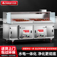 志高水電復(fù)合燒烤車商用移動環(huán)保無煙烤爐戶外擺攤夜市燒烤爐不銹鋼凈化車 【豪華款】 【1.5米 水電復(fù)合-雙組】