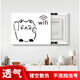 JOHONN電表箱裝飾畫簡約弱電箱wifi電閘網(wǎng)絡(luò)箱免打孔配電箱遮擋超薄壁畫 wifi發(fā)財(cái)貓 50*40cm（適用于40*30表箱）上掀