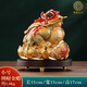 郎凱丹頓八方來(lái)財三足蟾蜍金蟾招財進(jìn)寶擺件客廳辦公室裝飾公司開(kāi)業(yè)禮品 納財金蟾小號約長(cháng)約15*15*17cm