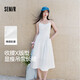 森馬（Semir）陳都靈|連衣裙女氣質純色百搭2025夏季簡約風吊帶裙109325114017