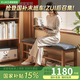 顧家家居凳子家用門(mén)口高級實(shí)木換鞋凳鞋柜門(mén)口入戶(hù)柜腳凳可收納沙發(fā)凳長(cháng)條 【橡膠木+貓抓皮】120/30/47
