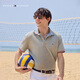 Tommy Hilfiger【輕柔感】夏季男裝透氣珠地網眼短袖T恤鑲邊翻領POLOJ9195