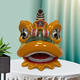 美陶（MEI TAO）《嶺南獅子頭》國(guó)潮獅子頭陶瓷工藝品醒獅舞獅禮品博古架裝飾擺件 原創(chuàng)嶺南醒獅黃色 屬性土