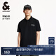 杰克·瓊斯（JACK&JONES）男裝25年速干POLO衫男士翻領(lǐng)短袖T恤夏季潮流寬松休閑戶外半袖 E40黑色 常規(guī) L