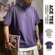 馬登工裝夏季速干短袖男新款涼感UPF50+防曬寬松半袖衫7A抗菌男士T恤 紫色 【凝夜紫】 XL